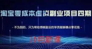 淘宝蓝海虚拟项目4.0,让你最大化15-20天内起店和快速实操-课程网