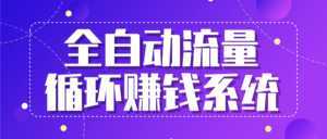 九京五位一体盈利模型特训营:全自动流量循环赚钱系统,月入过万甚至10几万-课程网