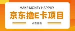 外卖收费298的50元撸京东100E卡项目,一张赚50,多号多撸【详细操作教程】-课程网