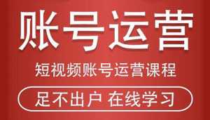 短视频账号运营课程:从话术到短视频运营再到直播带货全流程,新人快速入门-课程网